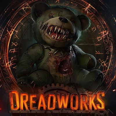 Dreadworks — Gokkast Dreadworks met angstaanjagende teddybeer en donkere mechanische sfeer